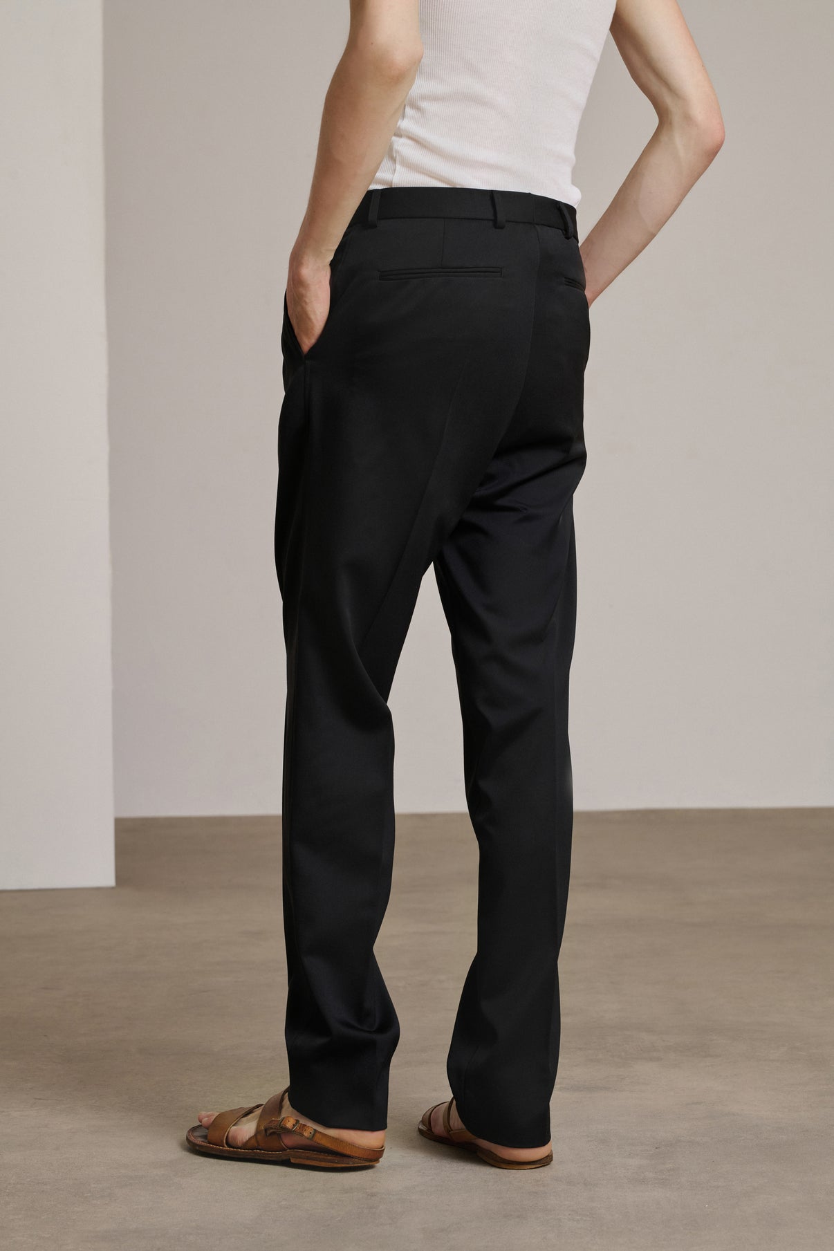 Pantalon Niels - Noir - Laine - Homme vue 4