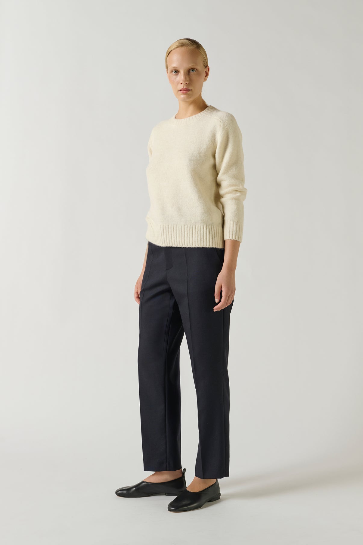 Pantalon Gabriel - Navy - Laine - Femme vue 2