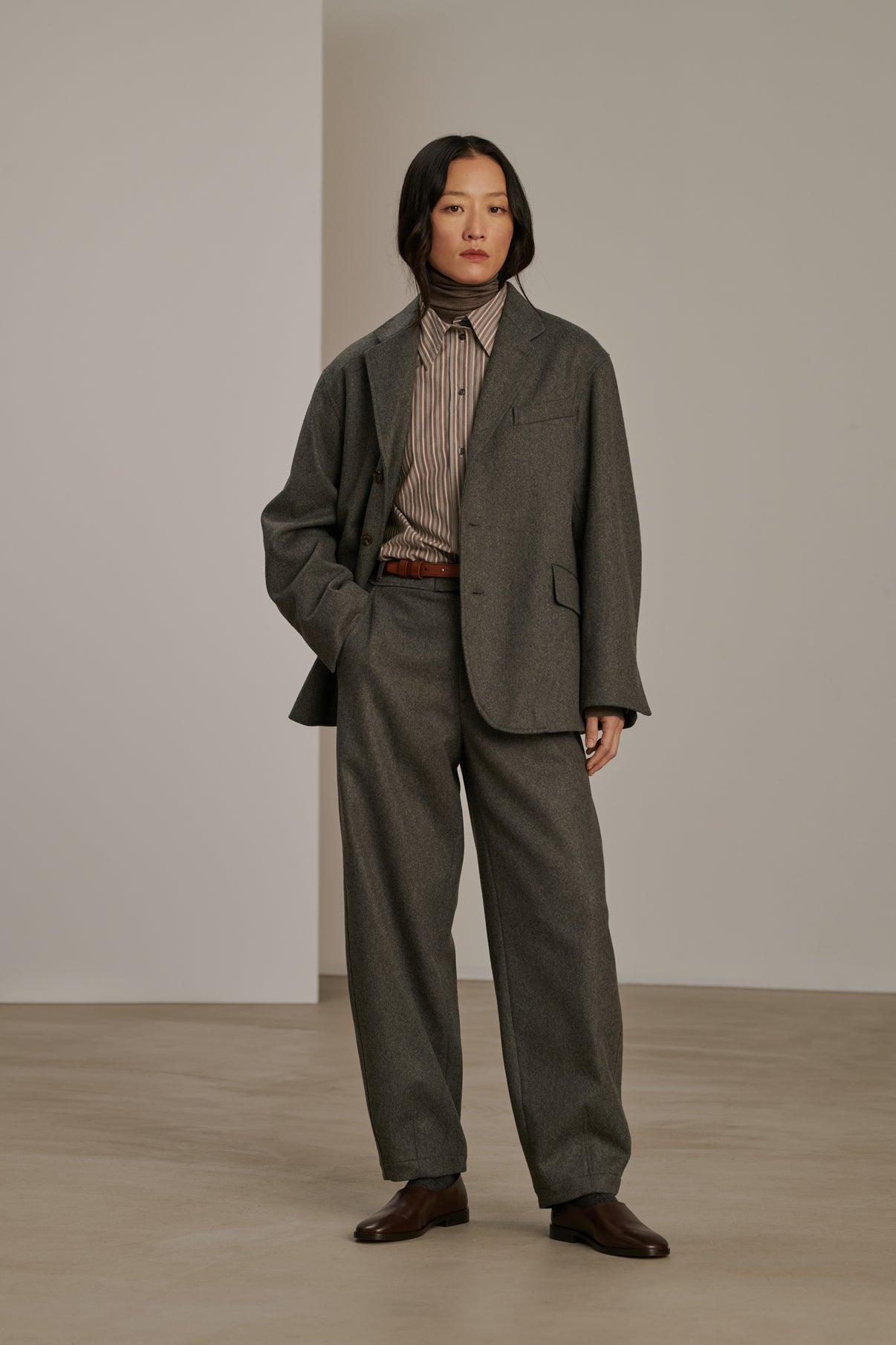 Veste Alexandra - Gris Clair - Laine - Femme vue 1