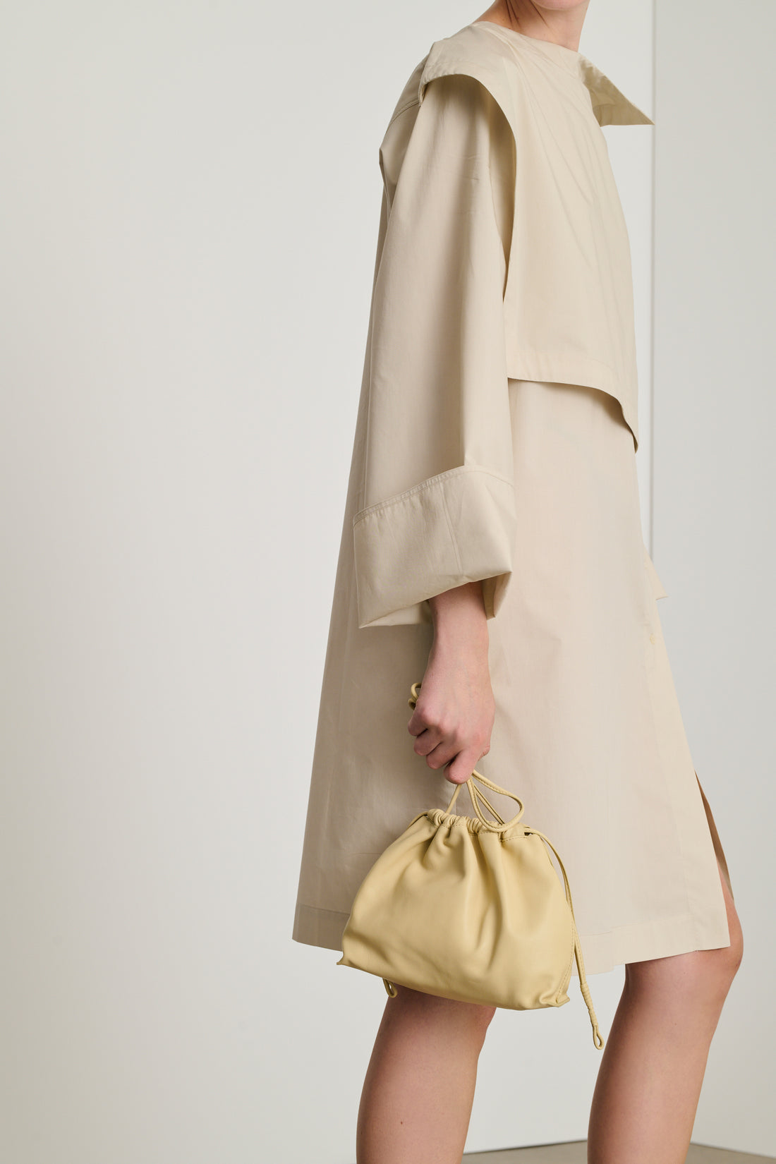 Sac Suzette - Crème - Cuir - Femme