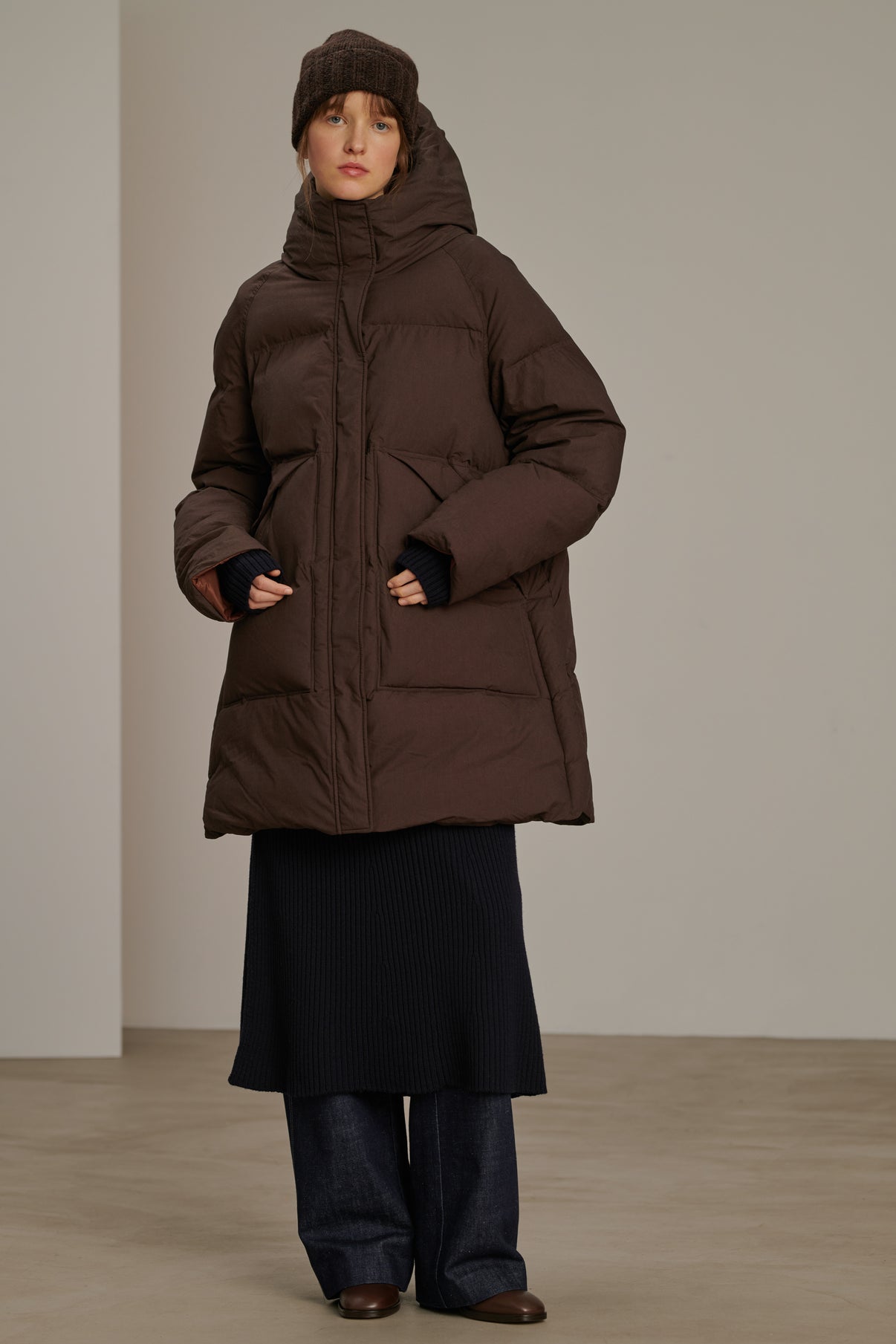Doudoune Storm - Marron - Coton - Femme vue 1