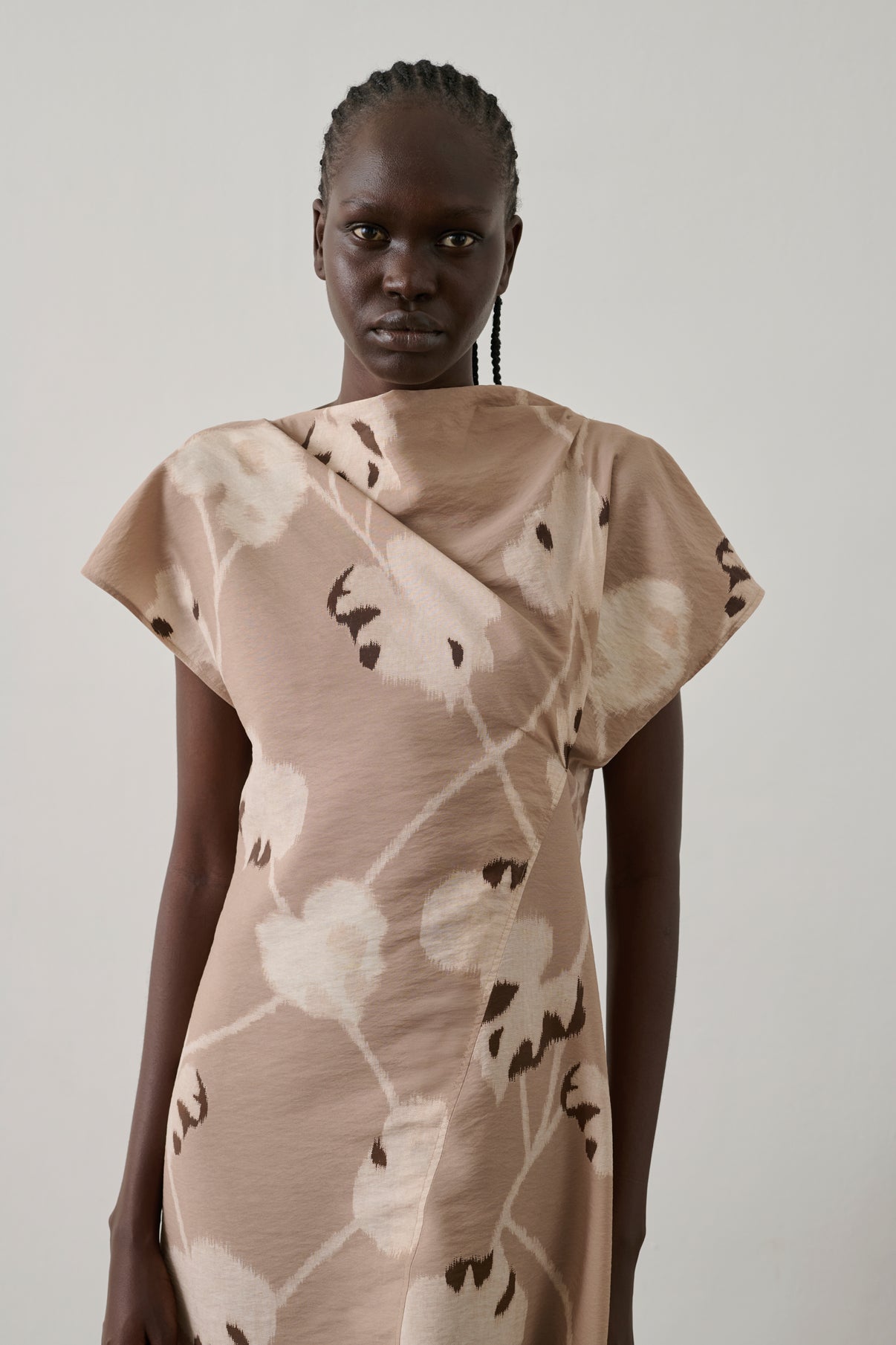 Robe Felicie - Beige - Soie - Femme vue 3