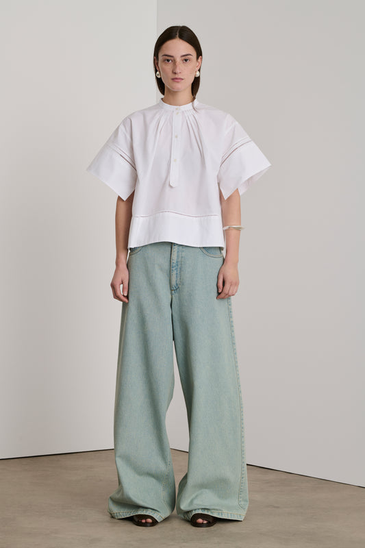 Blouse Dara - Blanc - Coton - Femme