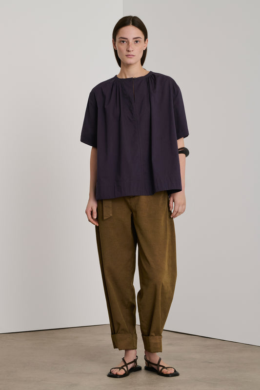 Blouse Arlette - Prune - Coton - Femme